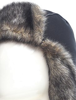 Шапка-ушанка Huntsman Полюс серый/черный  - фото 42