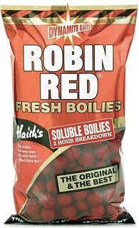 Бойлы Dynamite Baits Robin red soluble 18мм 1кг пылящие