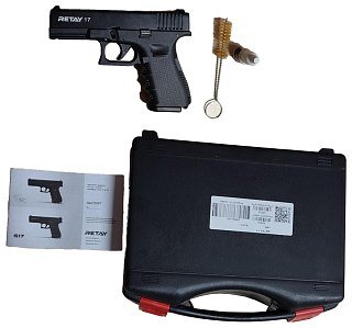 Пистолет Retay Glock 17 9мм Р.А.К. черный - фото 2