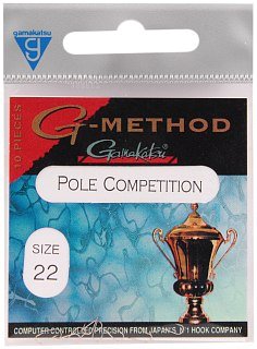 Крючок Gamakatsu G-Method pole comp nickel №22 10шт