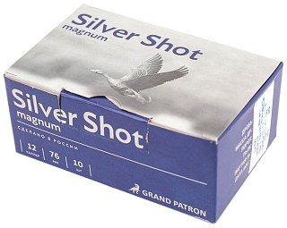 Патрон 12х76 Главпатрон Silver shot 0 48 магнум 1/10/200 - фото 3