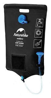 Душ походный Naturehike Dawn Bath outdoor solar shower black - фото 1