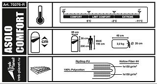Спальник Trek Planet Asolo Comfort - фото 7