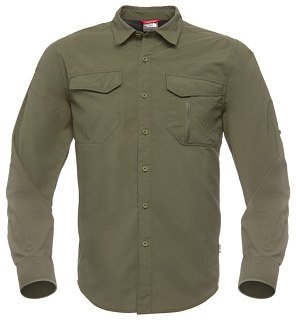 Рубашка The North Face M Sequoia l/s fig green 