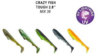 Приманка Crazy Fish Tough 2,8'' 59-70-М39-6