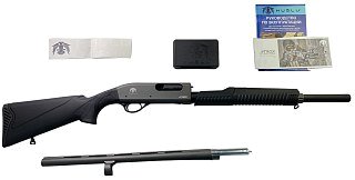 Ружье Huglu Atrox A Standart grey 2 pump Action shotgun 12x76 510мм - фото 9