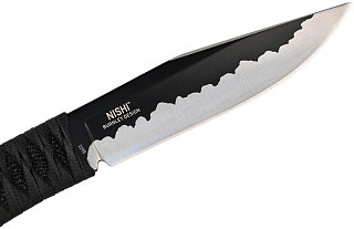 Нож CRKT Nishi сталь 8Cr13Mov фикс.клинок 17см ножны - фото 4