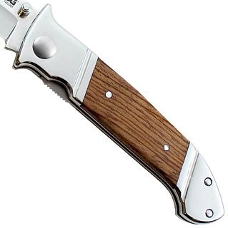 Нож SOG Fielder складной сталь 7Cr13 рукоять древесина - фото 3