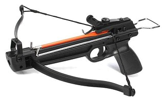 Арбалет-пистолет Man Kung MK-50A1/5PL пластик черный 5 стрел - фото 1