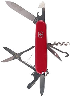 Нож Victorinox Mountaineer 91мм 18 функций красный - фото 1