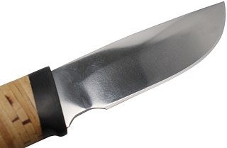 Нож Росоружие Сталкер-2 40х10с2м рукоять береста - фото 3