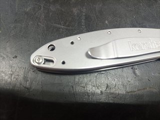 Нож Kershaw Leek складной сталь 14C28N серый - фото 9