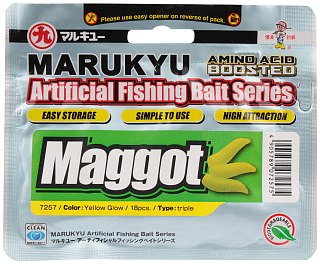 Приманка Marukyu Maggot yellow