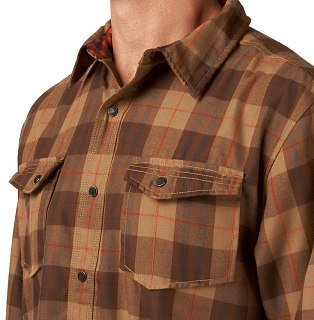 Рубашка The North Face M Take flannel utility l/s brown - фото 3