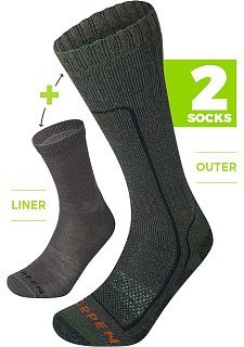 Носки Lorpen FCWSSE Cold Weather Eco conifer 2 пары