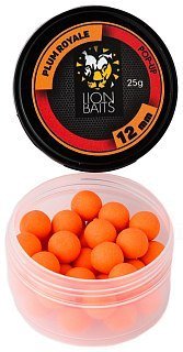 Бойлы Lion Baits pop-up Plum royale 12мм 25гр