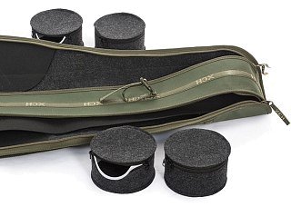 Чехол ХСН Feeder/Spinning мягкий двухсекционный хаки 150см - фото 9