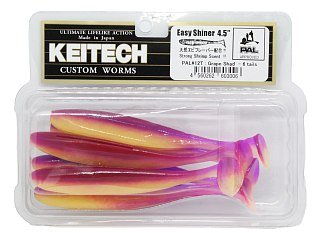 Приманка Keitech виброхвост Easy shiner 4,5" Pal 12 grape shad - фото 2