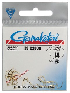 Крючок Gamakatsu LS-2230G gold №14 - фото 1