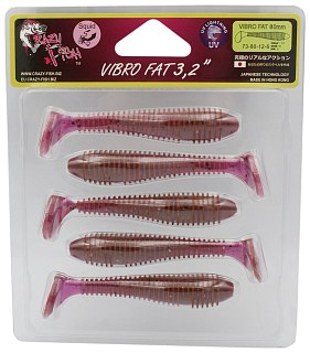 Приманка Crazy Fish Vibro fat 3.2'' 73-80-12-6
