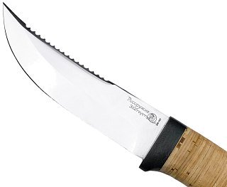 Нож Росоружие Горный ЭИ-107 береста гравировка   - фото 5