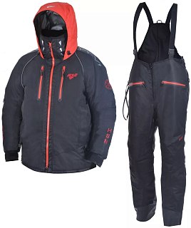 Костюм ХСН Discovery II демисезон hardguard черный-красные молнии - фото 1