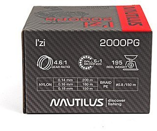 Катушка Nautilus I'zi 2000PG Com - фото 12
