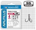 Крючок тройной Nautilus 3X Hybrid Premium Series 6065SS №4 (5шт)