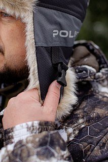 Шапка-ушанка Huntsman Полюс серый/черный  - фото 21