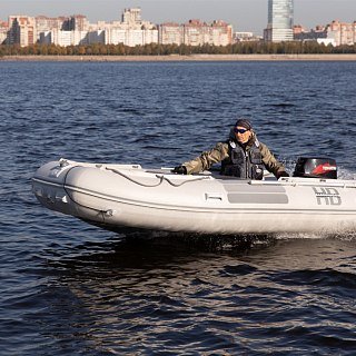 Лодка Badger Heavy Duty 430 серый - фото 5