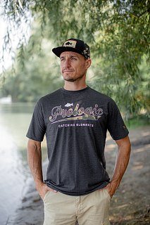 Футболка Prologic Camo logo grey melange