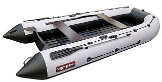 Лодка Хантер 385А лайт черно-белый - фото 2