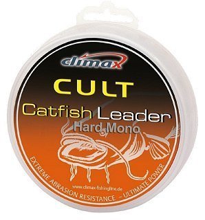Поводочный материал Climax Catfish leader Hard Mono 50м 1,05мм 80кг серый