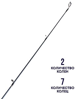 Спиннинг Riverzone Juniorspin S702ML 5-15гр 2,1м - фото 7