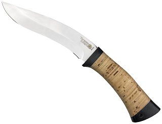 Нож Росоружие Ермак ЭИ-107 береста позолота гравировка - фото 4