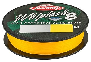 Шнур Berkley Whiplash 8 yellow 150м 0,28мм