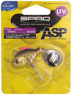 Тейл-спиннер SPRO ASP spinner UV rudd 18гр