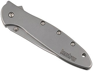Нож Kershaw Leek складной сталь 14C28N серый - фото 7