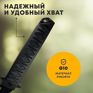Нож Taigan Kestrel B-Tanto Black 5Cr13Mov - фото 2