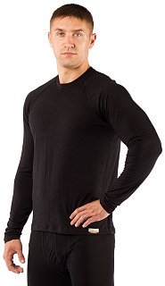 Термобелье Lasting Atar 160 верх муж Atar9090 черный  - фото 2