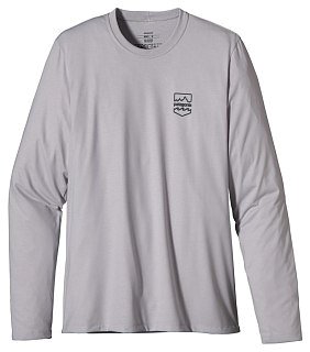 Футболка Patagonia polarized tee long sleeved grey 