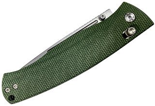 Нож складной Real Steel Pathfinder Folder Green Micarta клинок 14C28N 9,7см - фото 8