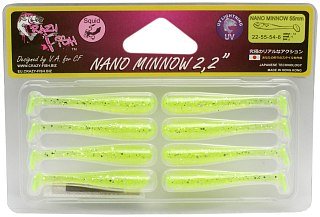 Приманка Crazy Fish Nano Minnow 2.2" 22-55-54-6