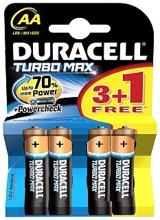 Батарейка Duracell Turbo LR6 AA уп.4шт