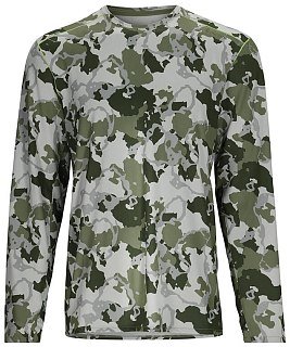 Термофутболка Simms SolarFlex Crew Regiment Camo Clover  - фото 1