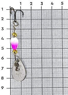 Блесна Daiwa Silver creek spinner 4гр peach - фото 3