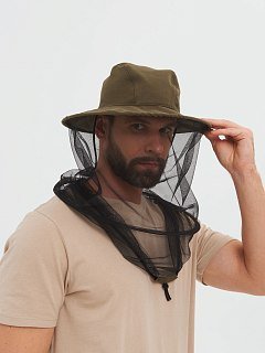 Панама-накомарник Huntsman Антигнус хаки смессовая - фото 21