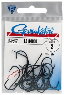 Крючок Gamakatsu LS-3400D dark blue №2 - фото 1