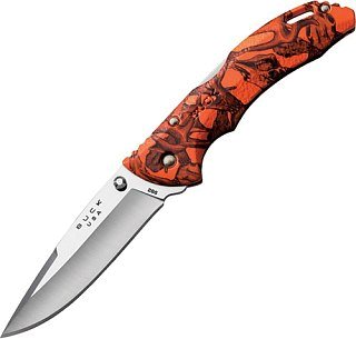 Нож Buck Bantam BHW Orange Head Hunterz складной сталь 420HC