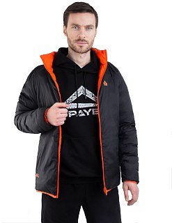 Куртка Payer Шерегеш двухсторонняя демисезон оранжево-черная - фото 1